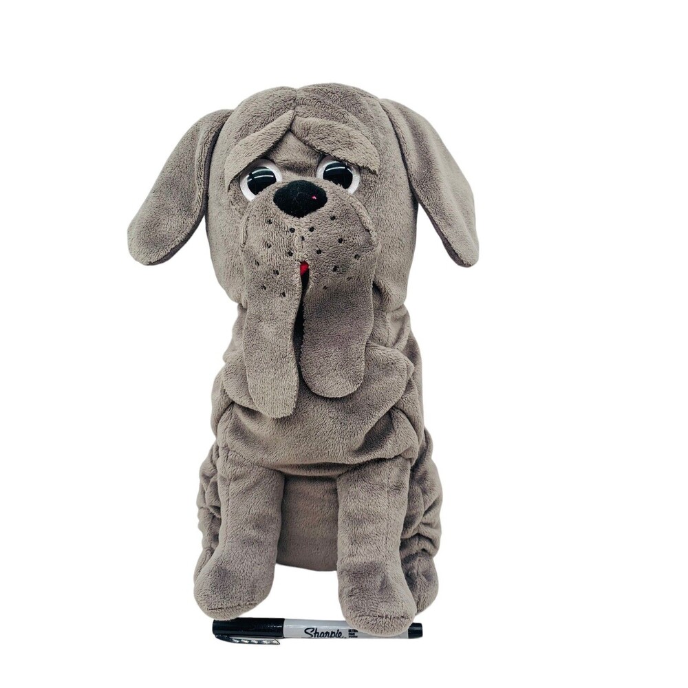 Wizarding World Harry Potter Fang Hagrids Dog Grey Plush 13" Soft Stuffed Animal